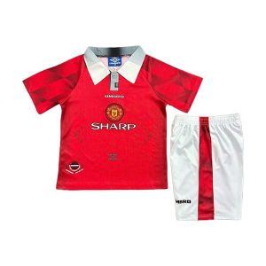 manchester united barn retro drakt hjemme 1996-1997