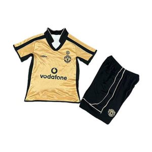 manchester united barn retro drakt tredje dobbeltsidig 2001-2002