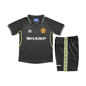 manchester united barn retro drakt tredje 1998-1999
