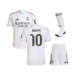 real madrid barn sett mbappe 10 drakt hjemme 2025-2026