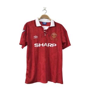 manchester united retro sharp drakt hjemme 1992-1994