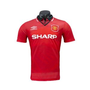 manchester united retro sharp drakt hjemme 1994-1995