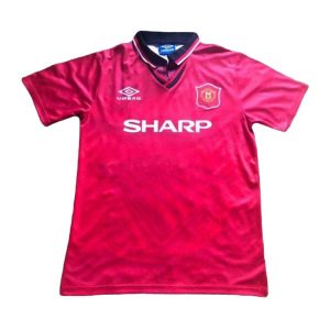manchester united retro sharp drakt hjemme 1994-1996