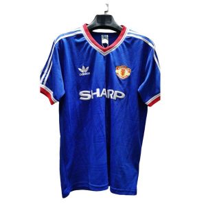 manchester united retro sharp drakt tredje 1986-1988