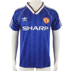 manchester united retro sharp drakt tredje 1988-1990