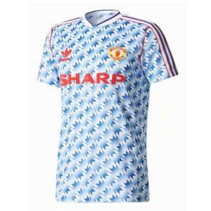 manchester united retro sharp drakt borte 1990-1992
