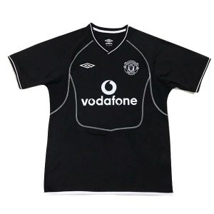manchester united retro vodafone drakt hjemme 2000-2002