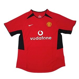 manchester united retro vodafone drakt hjemme 2002