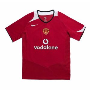 manchester united retro vodafone drakt hjemme 2005-2006