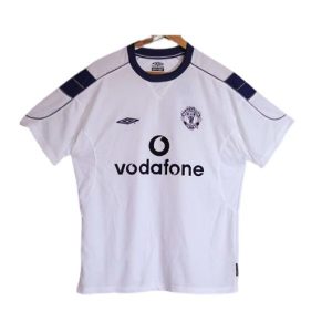 manchester united retro vodafone drakt borte 2000-2001