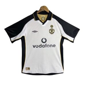 manchester united retro vodafone drakt borte 2001-2002
