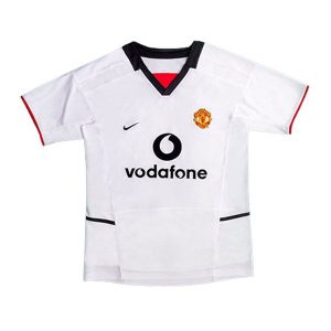 manchester united retro vodafone drakt borte 2002-2003