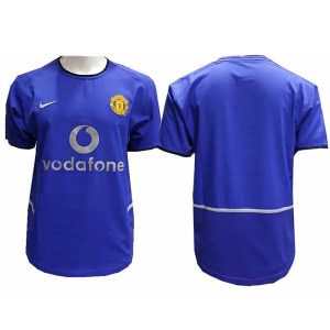 manchester united retro vodafone drakt borte 2002-2004