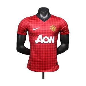 manchester united retro drakt hjemme spillerversjon 2012-2013