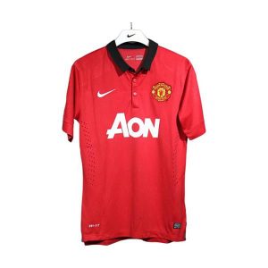 manchester united retro drakt hjemme spillerversjon 2013-2014