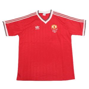 manchester united retro drakt hjemme 1982-1983