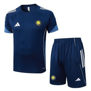 al nassr drakt trenings sett mork bla 2025-2026