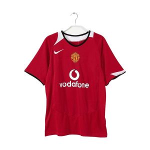 manchester united retro drakt hjemme 2004-2006
