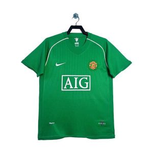 manchester united retro keeper drakt gronn 2007-2008