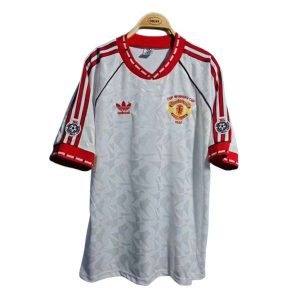 manchester united retro spesialutgave cup final drakt hvit 1991