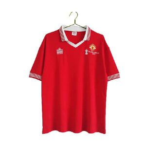 manchester united retro spesialutgave FA CUP drakt rod 1977