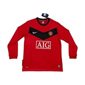 manchester united retro langermet drakt hjemme 2009-2010