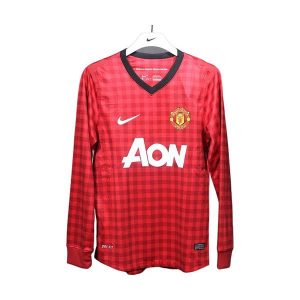 manchester united retro langermet drakt hjemme 2012-2013