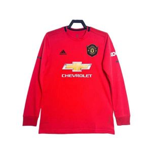 manchester united retro langermet drakt hjemme 2019-2020