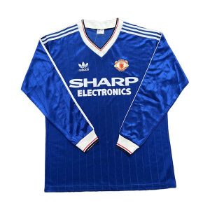 manchester united retro langermet drakt tredje 1982-1983