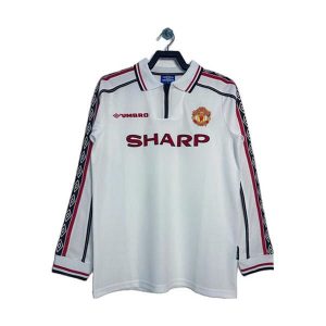 manchester united retro langermet drakt borte 1997-1998