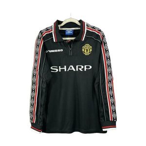 manchester united retro langermet drakt borte 1998