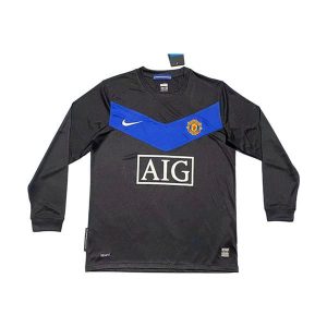 manchester united retro langermet drakt borte 2009-2010