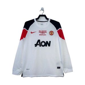 manchester united retro langermet drakt borte 2010-2011