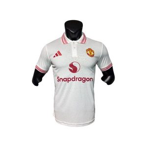 manchester united drakt spesialutgave spillerversjon hvit rod 2026-2027