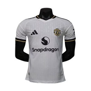 manchester united drakt spesialutgave spillerversjon hvit svart 2026-2027