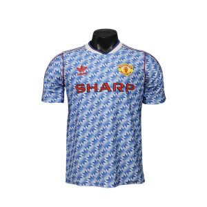manchester united drakt spesialutgave spillerversjon bla hvit 2026-2027