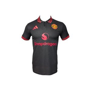 manchester united drakt spesialutgave spillerversjon svart rod 2026-2027