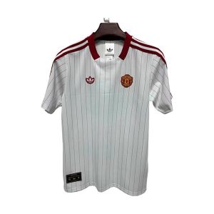 manchester united drakt spesialutgave hvit rod ICON 2025-2026