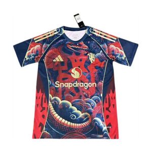 manchester united drakt spesialutgave bla rod snake 2025-2026
