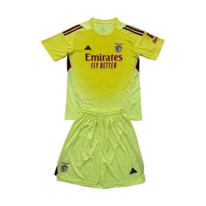benfica barn keeper drakt sett gul 2025-2026