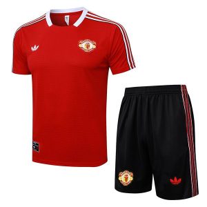 manchester united drakt trenings sett rod 2025-2026