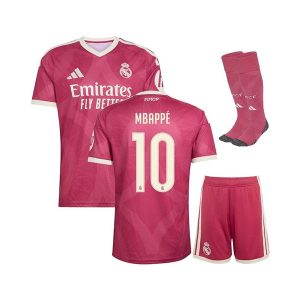 real madrid barn sett mbappe 10 drakt tredje 2026-2027
