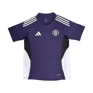 manchester united drakt trenings lilla hvit 2025-2026