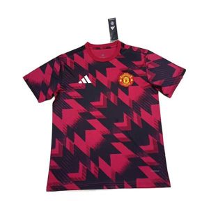 manchester united drakt trenings rod svart (2) 2025-2026