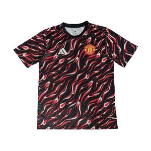 manchester united drakt trenings rod svart 2025-2026