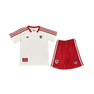 benfica barn spesialutgave drakt sett hvit rod 2025-2026