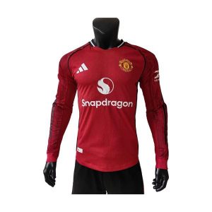 manchester united drakt 2025-2026 hjemme spillerversjon langermet