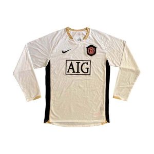 manchester united langermet retro drakt borte 2006-2007