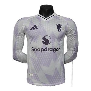 manchester united drakt 2025-2026 borte spillerversjon langermet