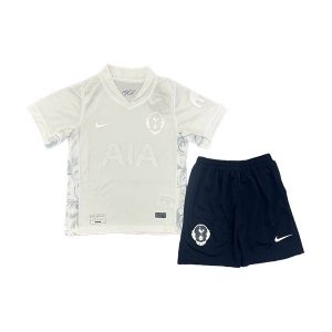 tottenham hotspur barn minneutgave drakt sett hvit 2025-2026